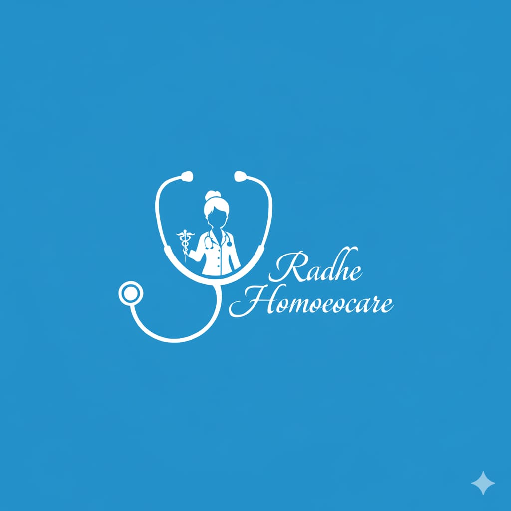 Radhe Homoeo Care Logo